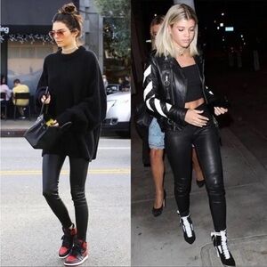 Leather J Brand Mid Rise Edita Leather Leggings